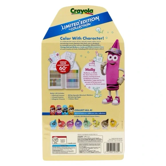 Crayola Mully Limited Edition Art Case and Set 60+ Pieces - Picture 2 of 10